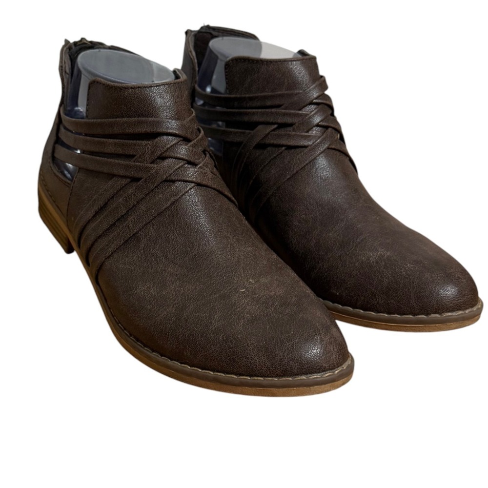 Rocket‎ Dog Boho Indie Sleaze Ankle Booties Women 8.5 Model Off Duty Soft Grunge